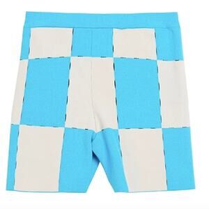 Jacquemus Le Short Gelato checked shorts azure size 8